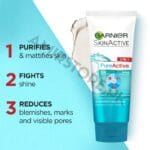 Garnier Pure Active 3-in-1 Face Wash | Oily Skin | Pakistan